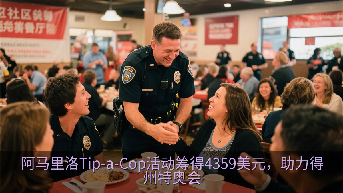 阿马里洛Tip-a-Cop活动筹得4359美元，助力得州特奥会